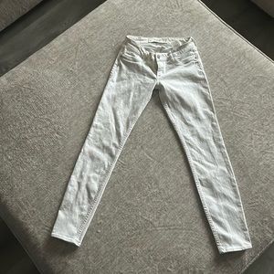 Abercrombie & Fitch white jeans